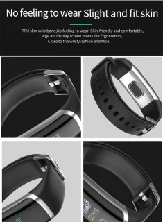 DrPhone L4 Pro 2 Smartwatch Zwart/Zilver