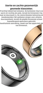 DrPhone RingSense V2 Smart Ring - EU maat 57 - Rose Goud