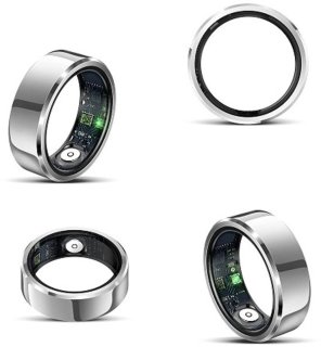De DrPhone RingSense V2 - Smart Ring - Maat 57 - Zilver in één oogopslag