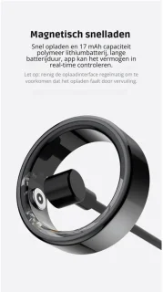 DrPhone RingSense V2 - Smart Ring - Maat 57 - Zilver