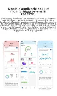 DrPhone RingSense V2 - Smart Ring - Maat 57 - Zilver