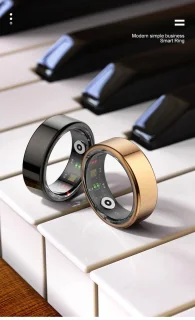 DrPhone RingSense V2 Smart Ring - Maat 62 - Zilver