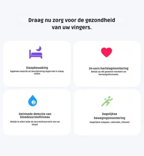 DrPhone RingSense V2 Smart Ring Rose Goud Maat 59