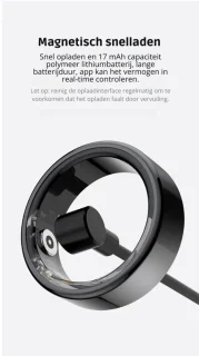 DrPhone RingSense V2 Smart Ring Rose Goud Maat 59