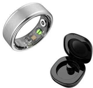 DrPhone RingSense V3 Smart Ring maat 57 zilver inclusief case