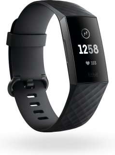De Fitbit Charge 3 activitytracker - zwart in één oogopslag