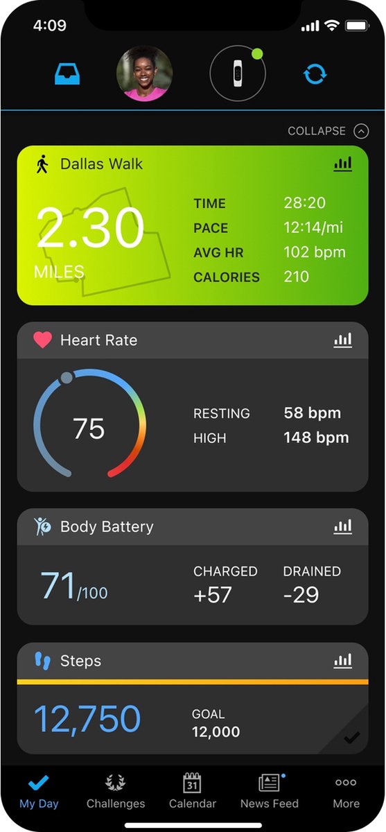 Garmin Vívosmart 5 S/M Cool Mint
