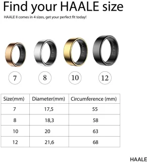 Wat vinden we goed aan de HAALE II Smart Ring - Zilver - Maat 7