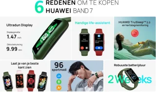 HUAWEI Band 7 Smartwatch Graphite Zwart