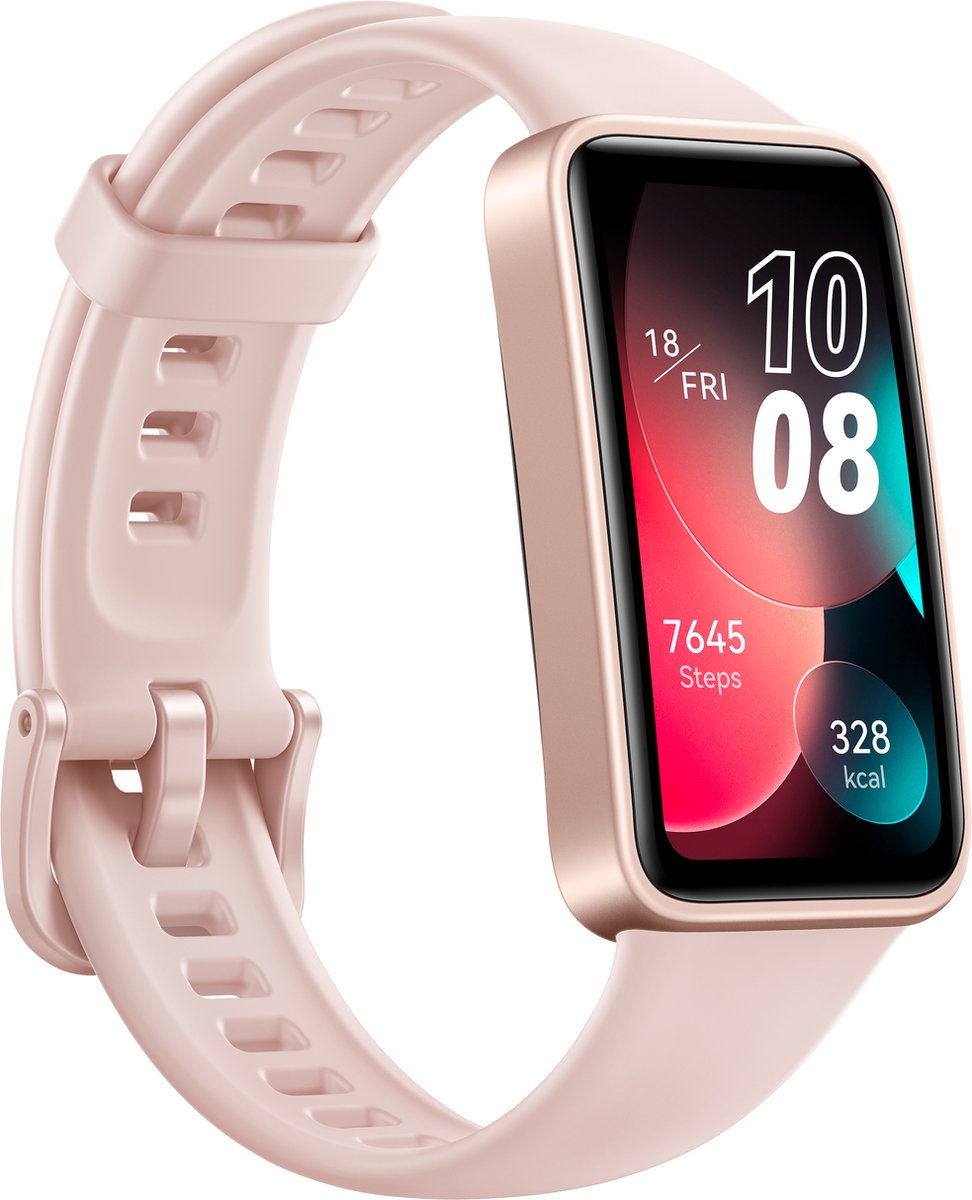 Wat vinden we goed aan de Huawei Band 8 Activiteitstracker Roze