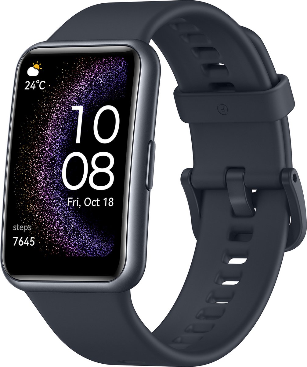HUAWEI Watch Fit SE Zwart Siliconen Stia-B39