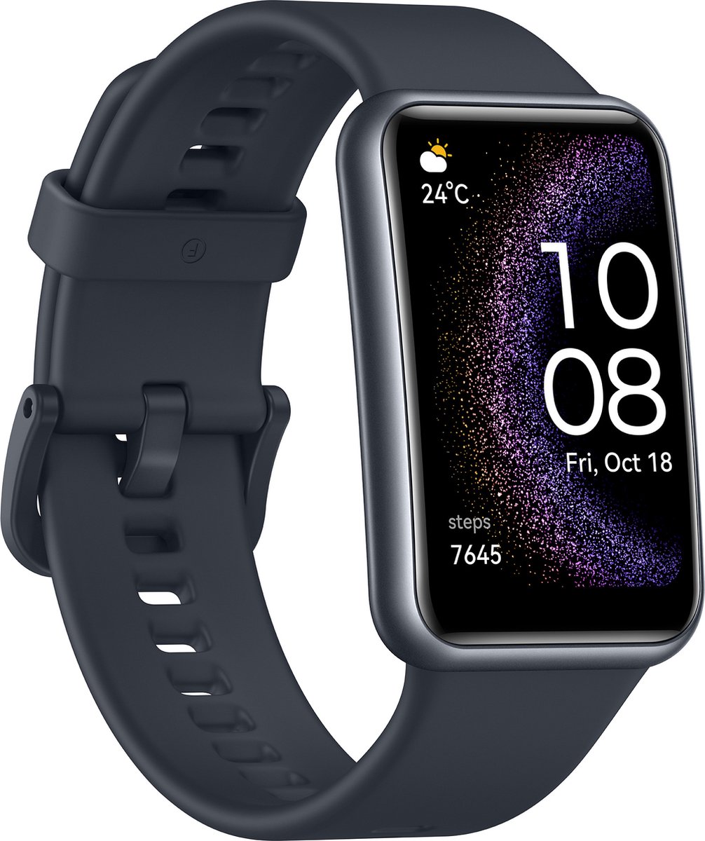 HUAWEI Watch Fit SE Zwart Siliconen Stia-B39