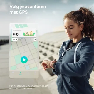 Huvox Stappenteller Horloge Roze