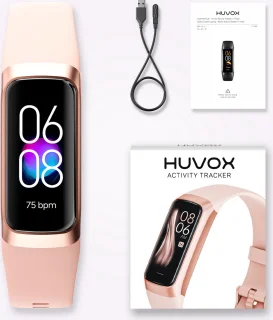 Huvox Stappenteller Horloge Roze