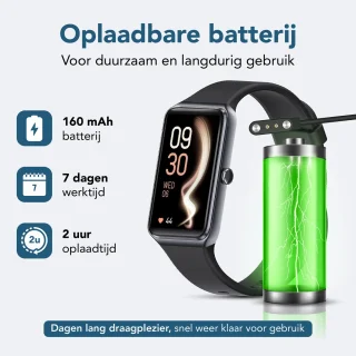 KIMO DIRECT Activity Tracker - Smartwatch - Zwart