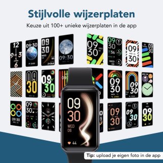 Wat vinden we goed aan de KIMO DIRECT Activity Tracker - Smartwatch - Zwart