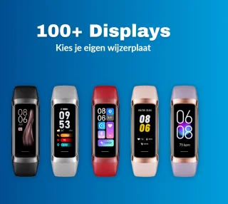 Kiraal Charge Fit Smartwatch Grijs Heren Dames