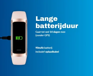 Kiraal Charge Fit Smartwatch Rose Heren Dames