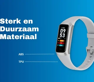 Kiraal Charge Fit Smartwatch Rose Heren Dames
