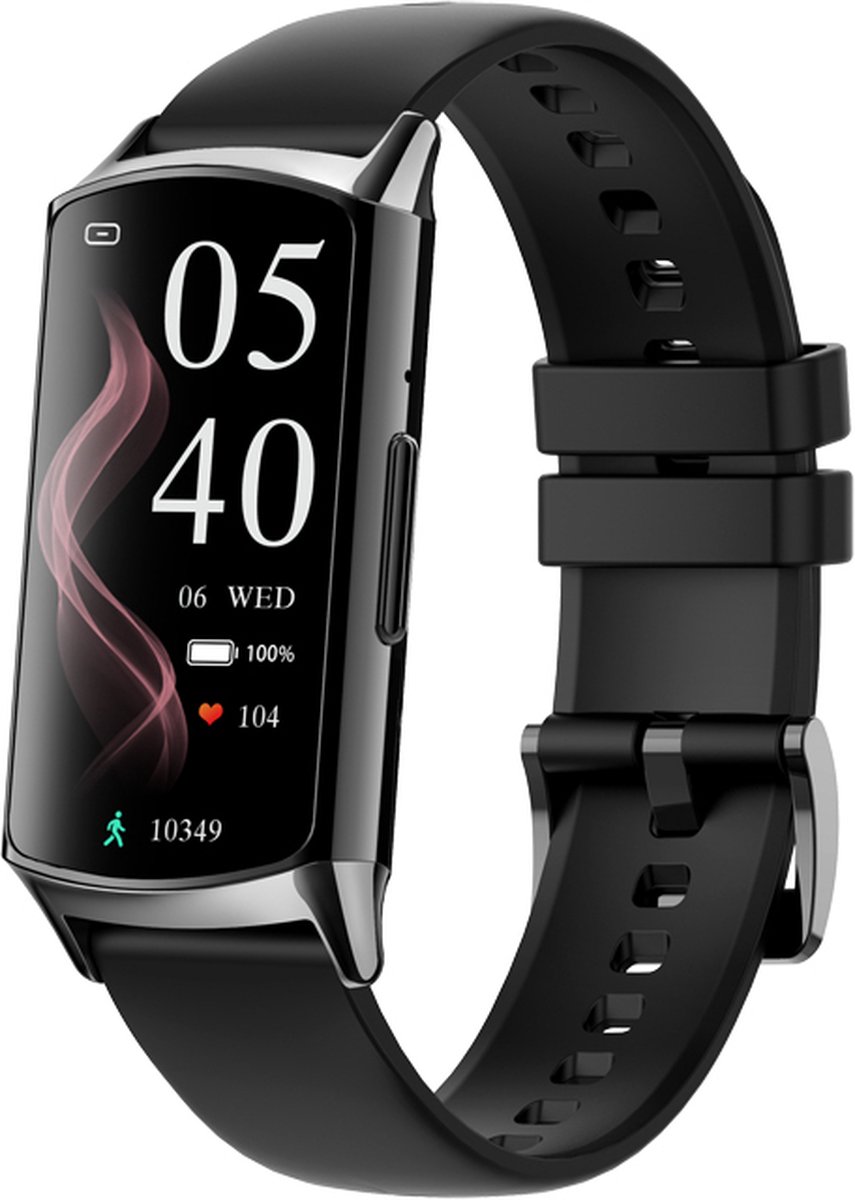 De Kiraal Diva Activity Tracker Zwart Siliconen in één oogopslag