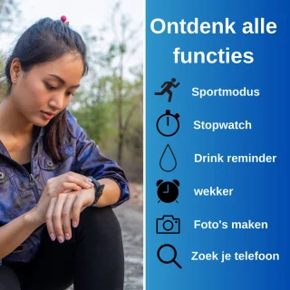 Kiraal Horizon Dames Smartwatch Lila Paars