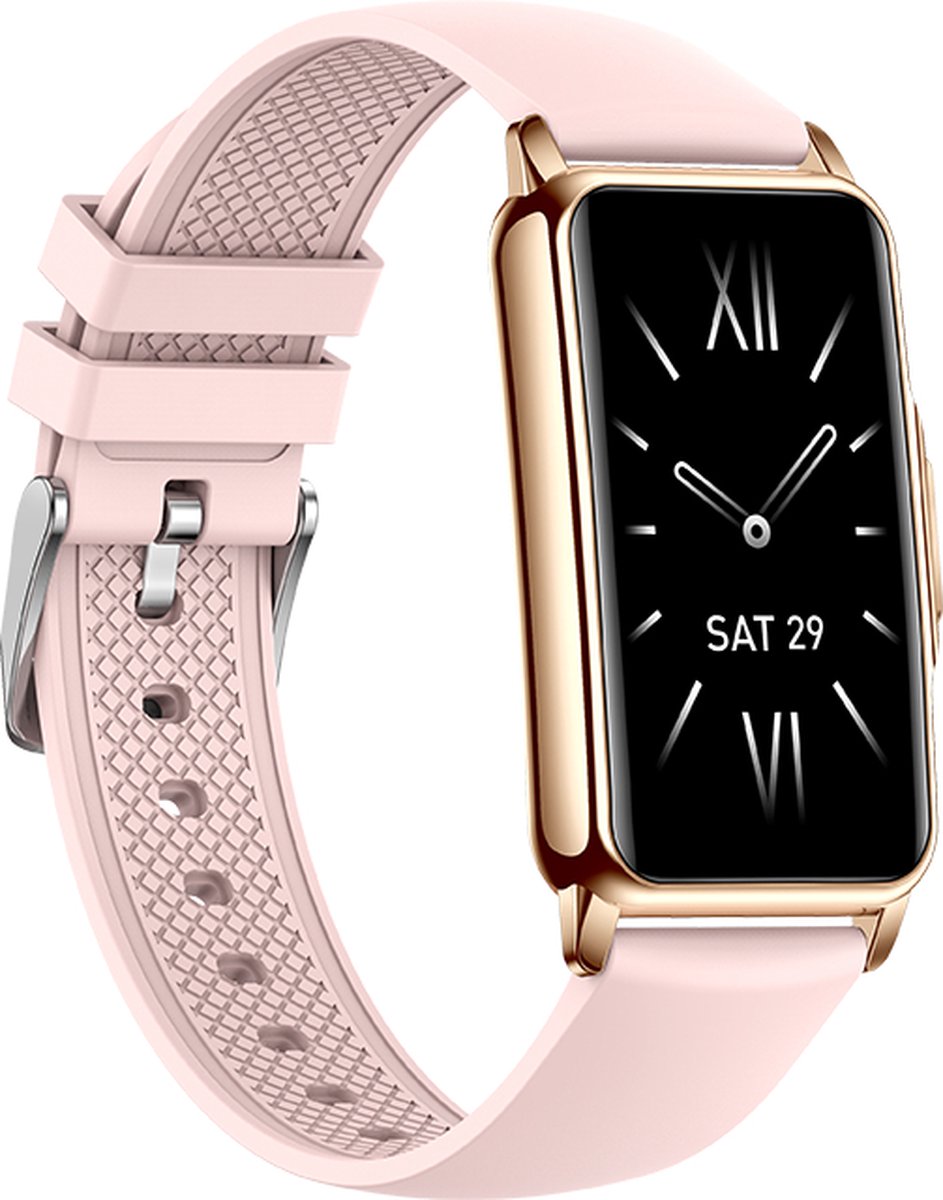 Wat vinden we goed aan de Kiraal Livery Activity Tracker Roze Siliconen