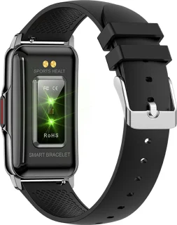 Kiraal Livery Activity Tracker Zwart Siliconen