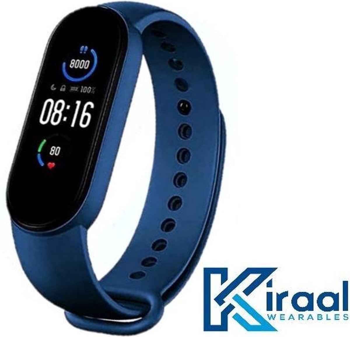 De Kiraal Ultra Smartwatch Kobalt Blauw Heren Dames in één oogopslag