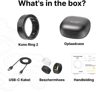 Wat vinden we goed aan de Kuno Ring 2 - Smart Ring - Goud - Maat 12