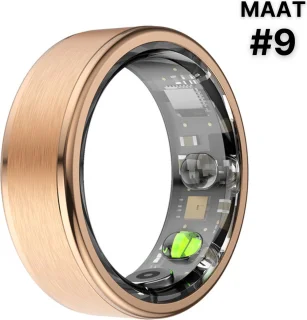 Wat vinden we goed aan de Kuno Smart Ring - Slimme ring, Goud, Maat 9