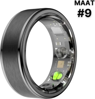 Wat vinden we goed aan de Kuno Smart Ring - Slimme Ring Maat 9 Zwart