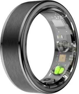Kuno Smart Ring - Slimme ring - Zwart - Maat 10