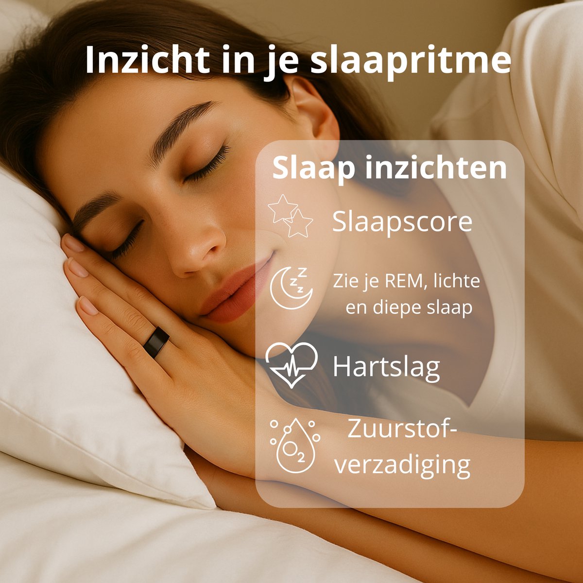 Wat vinden we goed aan de Lacardia Smart Ring Zwart Maat 10