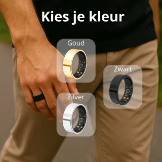 Lacardia Smart Ring Zwart Maat 11