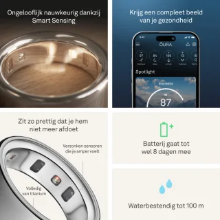 Oura Ring 4 Silver - Maat 10