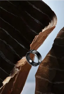 Parya Smart Ring Zwart Maat 62