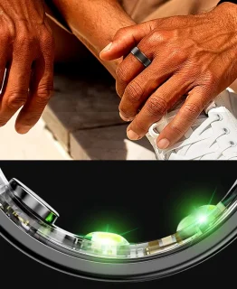 Parya Smart Ring Zwart Maat 62