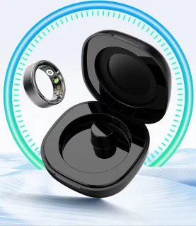 Parya Smart Ring Zwart Maat 62