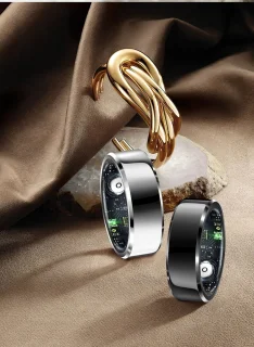 Parya Smart Ring Zwart Maat 62