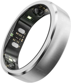 Ringconn Smart Ring Gen3 - maat 9 - kleur: brushed silver