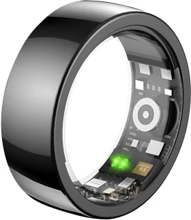 De Riversong Smart Ring Zwart in één oogopslag