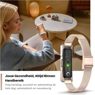 Wat vinden we goed aan de Royal Empire Activity Tracker Armband Dames – Rose Goud