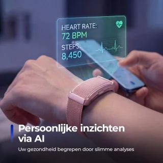 Wat vinden we goed aan de Shrivasta Activity Tracker Plus Dames Armband Roze