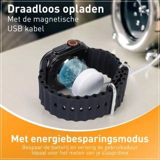 Techancy Smartwatch - Zwart