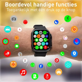 Techancy Smartwatch - Zwart