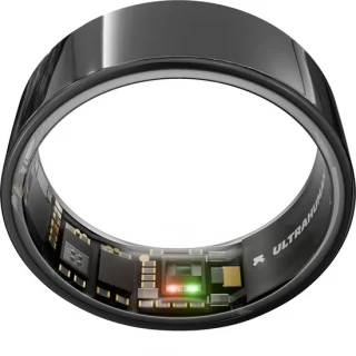 Ultrahuman AIR smart ring, Aster Black, maat 14