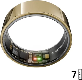 Ultrahuman AIR smart ring, Bionic Gold, maat 7