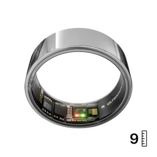 Ultrahuman AIR smart ring, Space Silver - maat 9