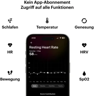 Ultrahuman Ring Air Maat 7 Raw Titanium