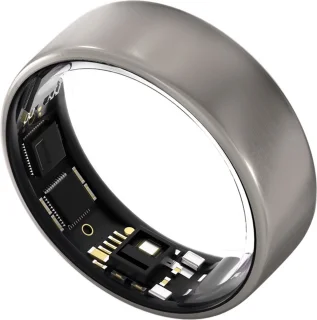 Ultrahuman Ring Air Smartring Maat 9 Raw Titanium